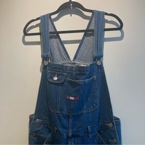 BOXER AMERICAN Sz L  Carpenter Style Mid Wash Overalls